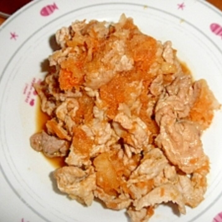 豚肉のもみじおろし煮